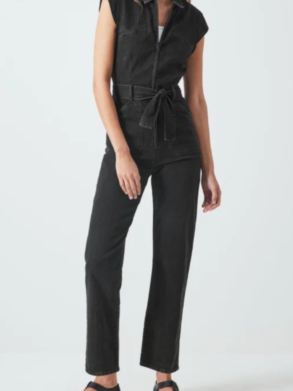 Paige Black Women's Jeans Jumpsuit